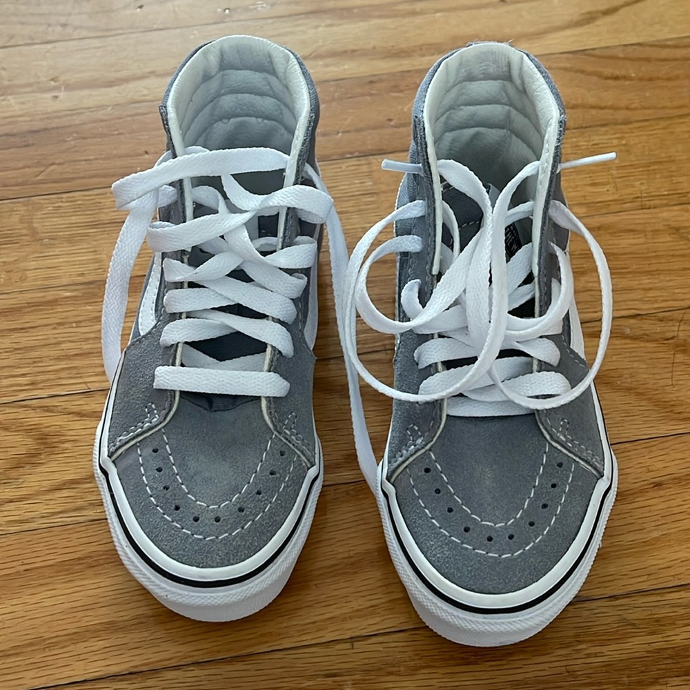 New grey suede high top Vans 11.5